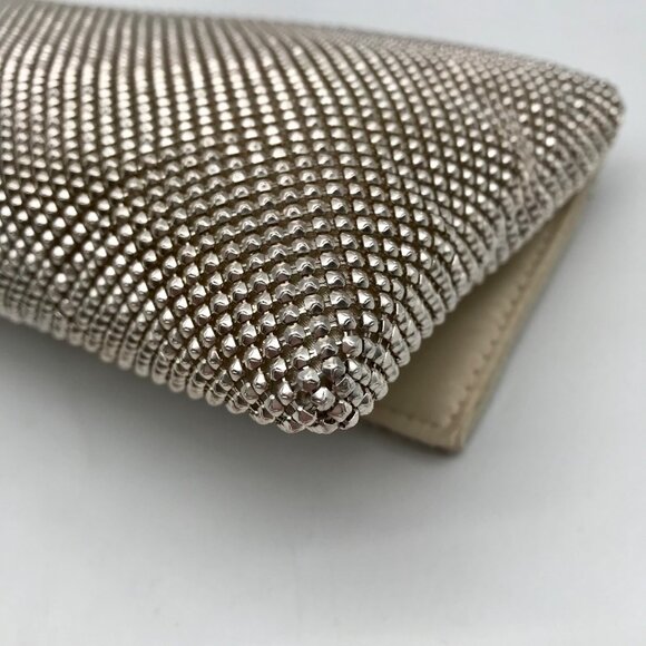 I.N.C. International Concepts Gold Mesh Hether Convertible Clutch - Picture 8 of 11